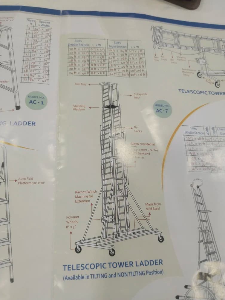 Telescopic Tower Ladder